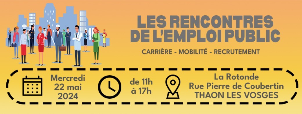 Les “Rencontres de l’emploi public” reviennent pour une seconde édition !