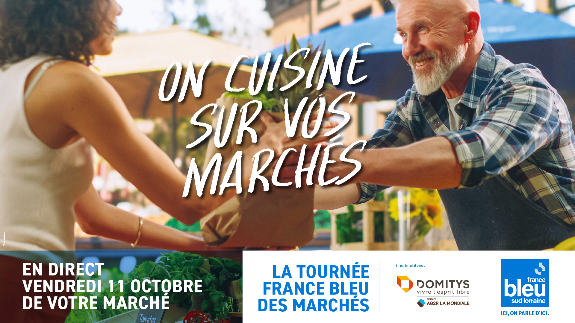 France Bleu fait sa tournée des marchés…au Marché Couvert !