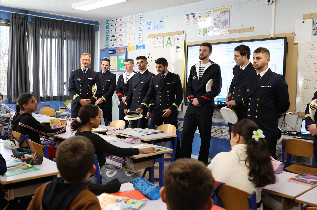 Une rencontre spéciale pour la classe de CM2 de l’école Louis Pergaud