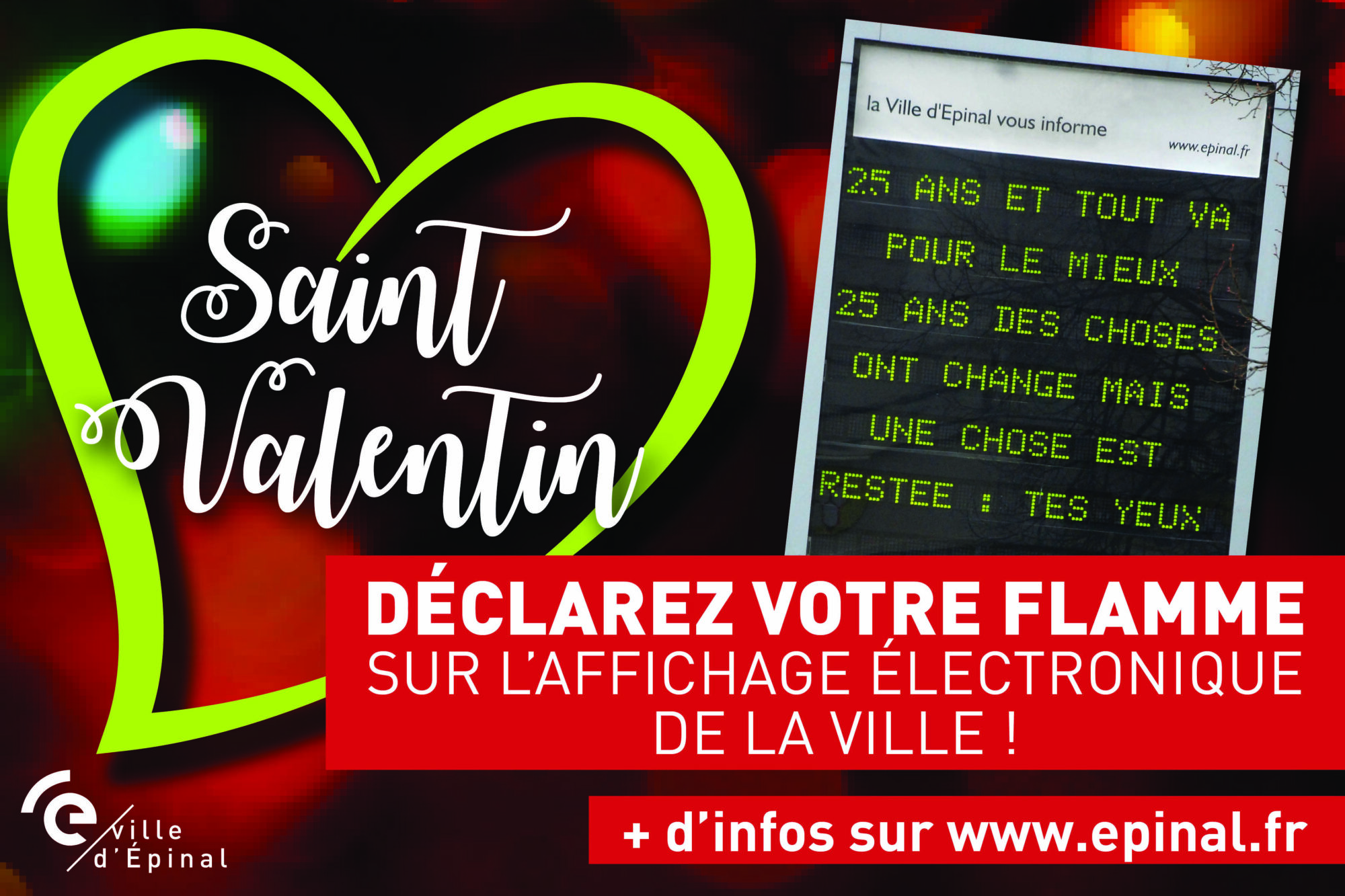 Saint-Valentin : déclarez votre flamme !